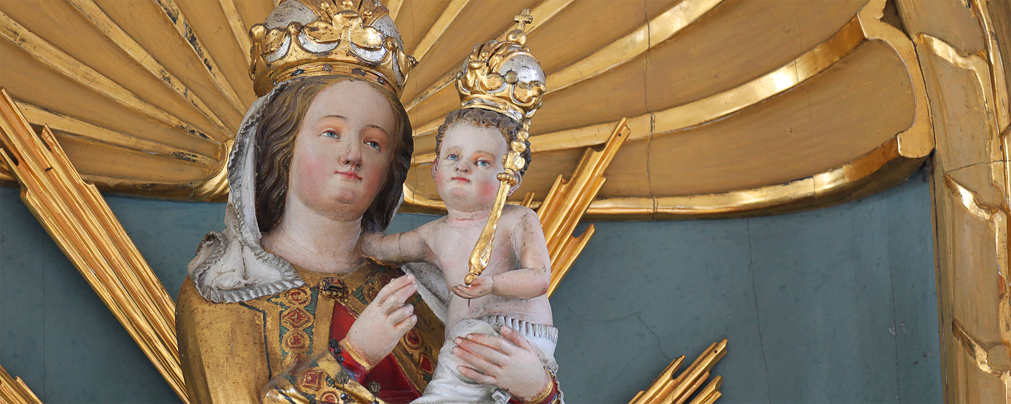 Marienfigur in der Pfarrkirche Kanzach