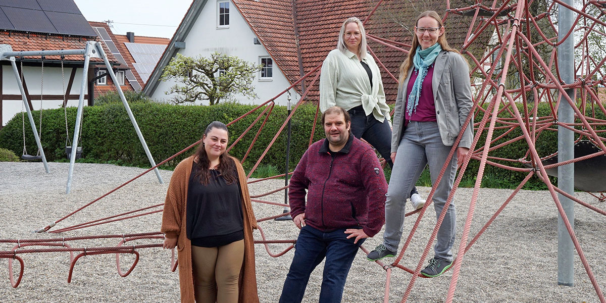 Bild der vier KGR-Mitglieder von Dürnau